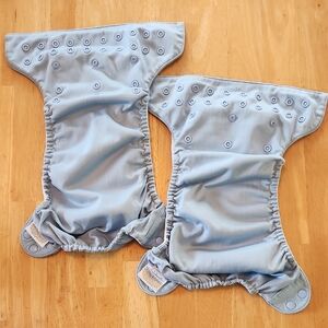 BumGenius Light Blue Diaper Covers